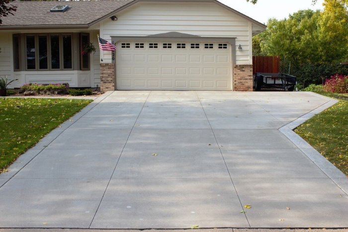 Stamped concrete driveway ideas